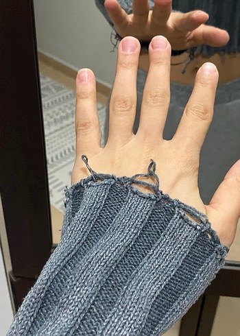 Gri Kadın Fermuarlı Ceket - Görsel 4