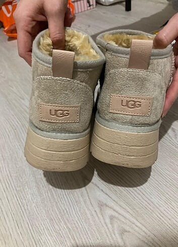 38 Beden camel Renk Ugg içi kürklü ayakkabi