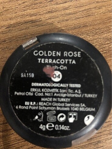  Beden Golden rose allık