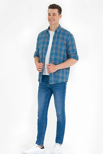 U.S. Polo Assn. Erkek Koyu Mavi Jean 50274700-DN0023