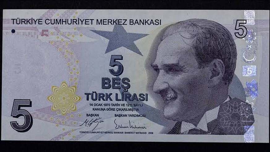 5 tl Kağıt Para 100 Tl