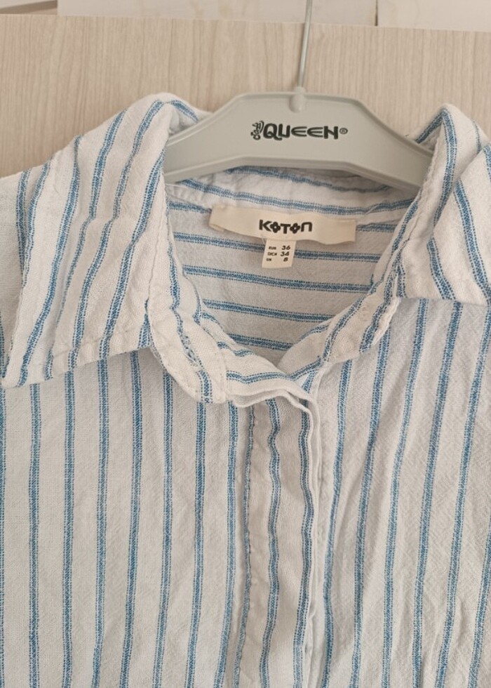 Koton crop gömlek  - Görsel 2