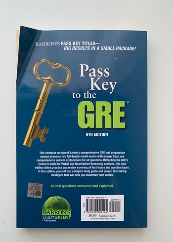 Barron's Pass Key to the GRE - Görsel 2