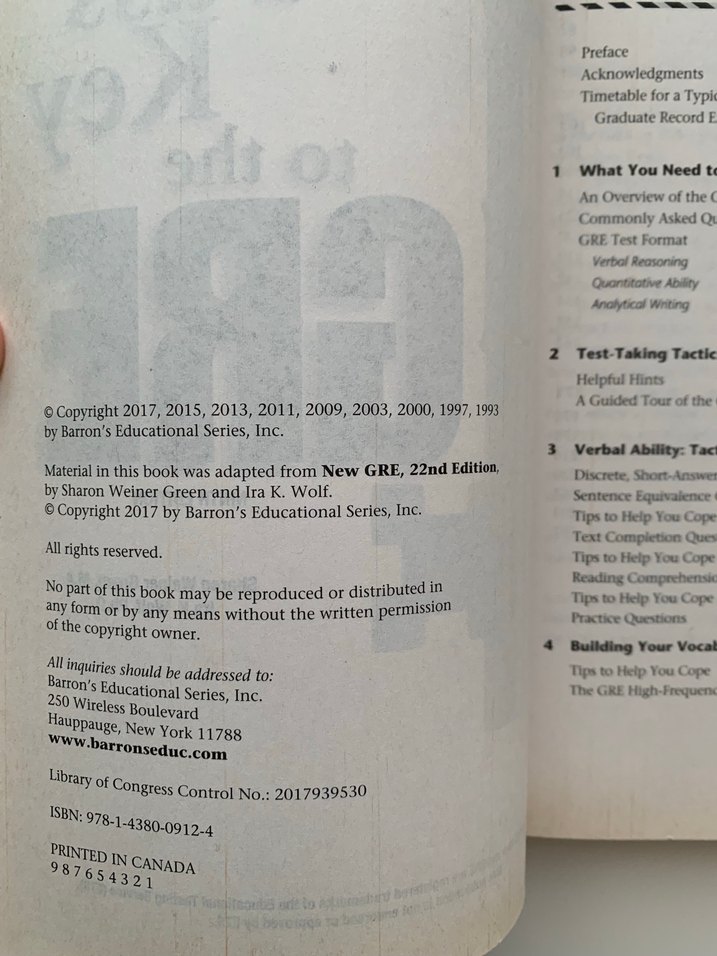 Barron's Pass Key to the GRE - Görsel 3