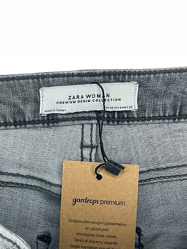 26 Beden gri Renk Zara Jean / Kot %70 İndirimli.