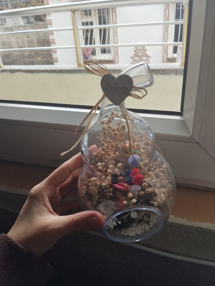 Renkli Mini Teraryum Süsleme - Görsel 4