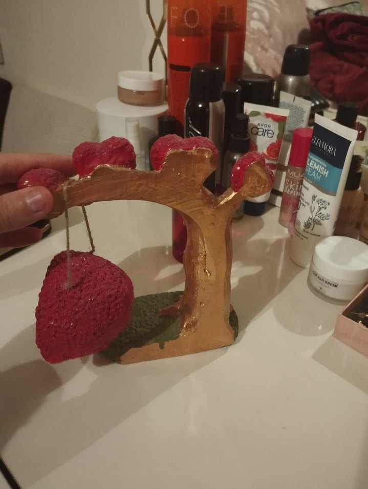 Renkli Pembe Biblo ve Salıncak Figürü - Görsel 4