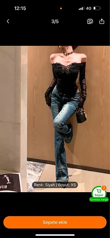 Sheinside Kelebek detaylı bluz vintage gotik