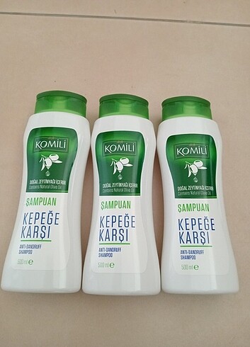 Komili şampuan 3 adet