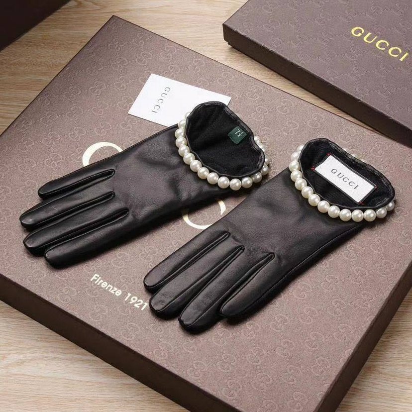 Siyah Deri Biker Kadın Eldivenleri - Görsel 2