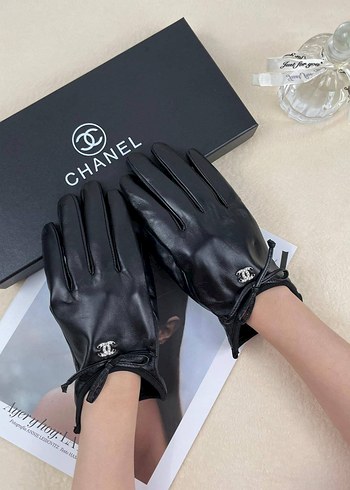 Kırmızı Deri Kadın Eldiven - Görsel 8