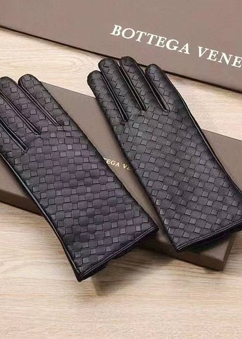 Siyah Deri Biker Kadın Eldiveni - Görsel 7