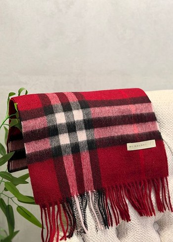 Burberry Erkek Kahverengi Gri Ekose Atkı - Görsel 4