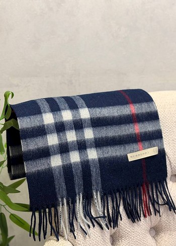 Burberry Erkek Kahverengi Gri Ekose Atkı - Görsel 10