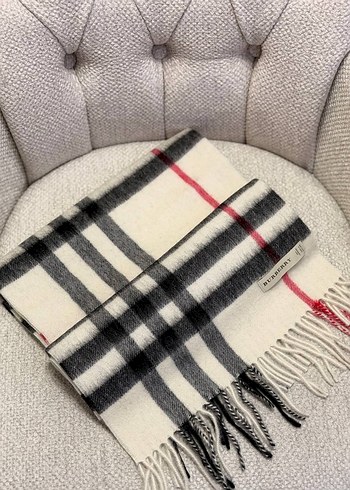 Burberry Erkek Kahverengi Gri Ekose Atkı - Görsel 6