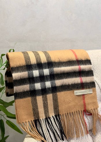 Burberry Erkek Kahverengi Gri Ekose Atkı - Görsel 13