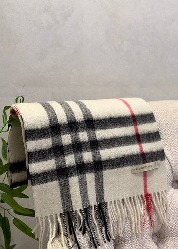 Burberry Erkek Kahverengi Gri Ekose Atkı - Görsel 7