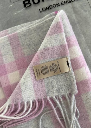 Burberry Erkek Kahverengi Gri Ekose Atkı - Görsel 3