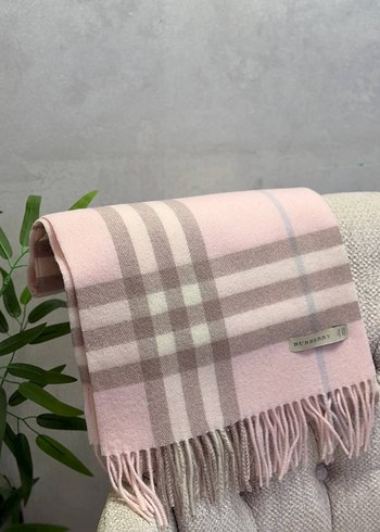 Burberry Erkek Kahverengi Gri Ekose Atkı - Görsel 9