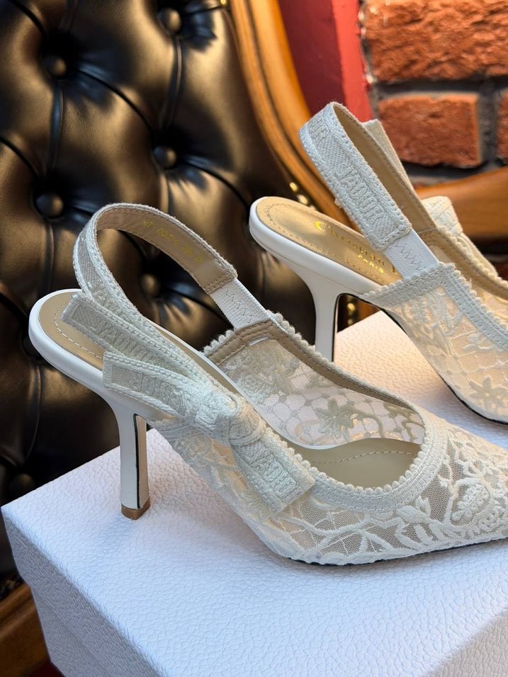 Siyah Dantelli Stiletto Topuklu Kadın Ayakkabı - Görsel 3