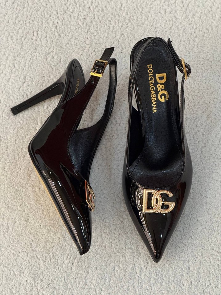 Kadın Siyah Rugan Tokalı Stiletto - Görsel 3