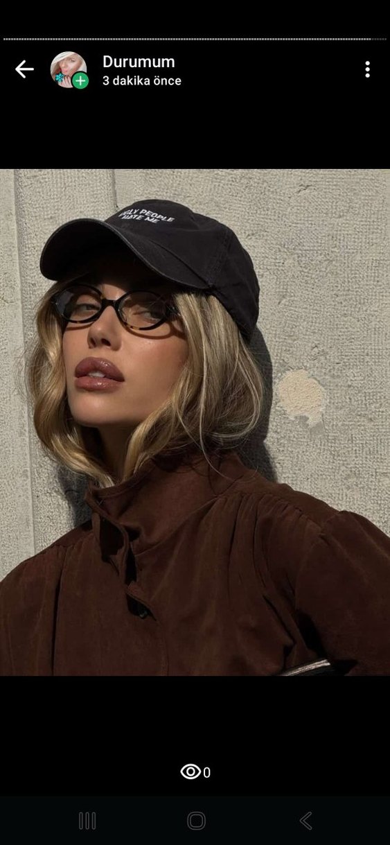 Kahverengi Kürklü Parlak Kadın Güneş Gözlüğü - Görsel 4