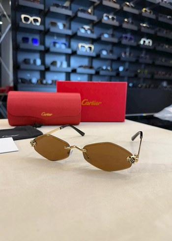 Bvlgari Kahverengi Boncuk Detaylı Kadın Gözlüğü - Görsel 15