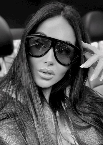 Parlak Siyah Klasik Kadın Güneş Gözlüğü - Görsel 3