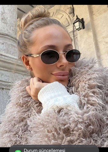 Parlak Siyah Klasik Kadın Güneş Gözlüğü - Görsel 17