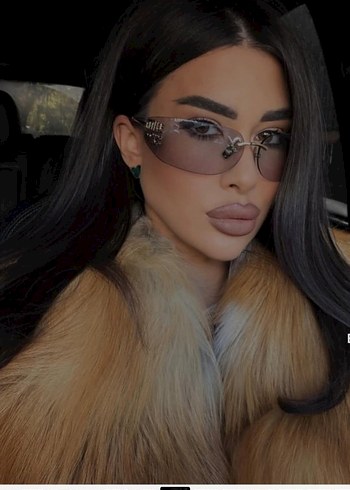 Parlak Siyah Klasik Kadın Güneş Gözlüğü - Görsel 14