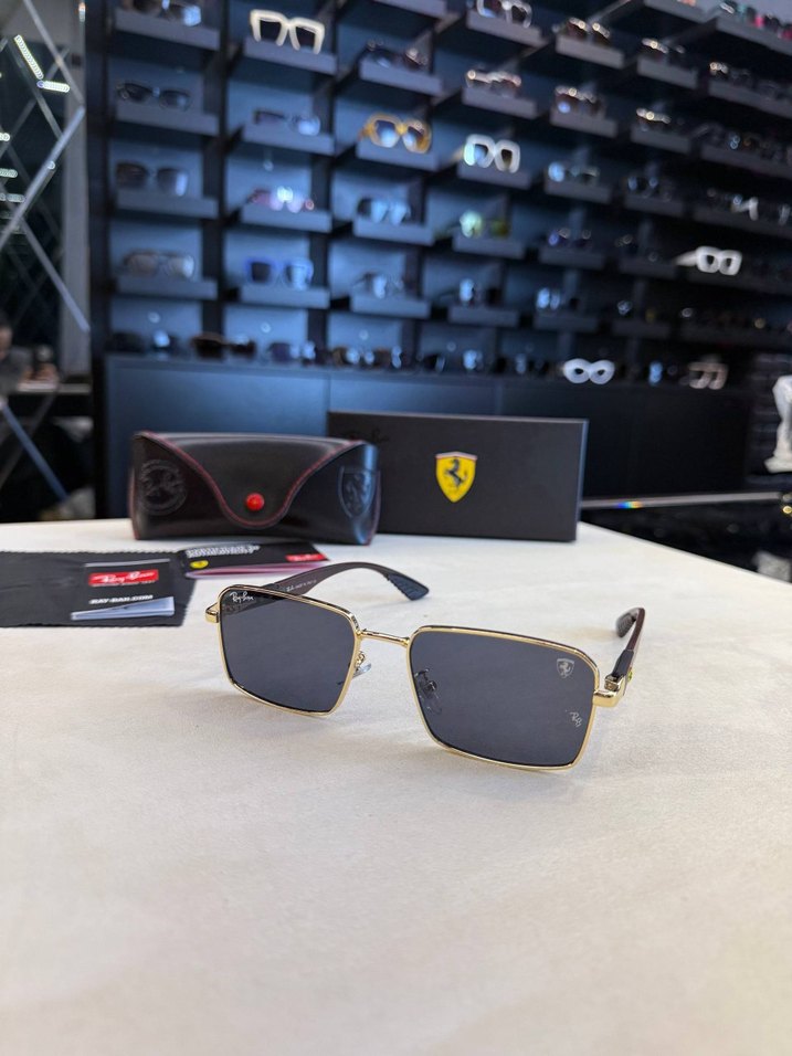 Ray-Ban Kadın Mavi Camlı Siyah Gözlük - Görsel 3