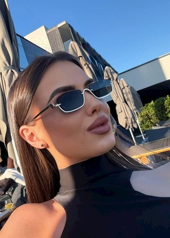 Bvlgari Siyah Boncuk Detaylı Kadın Gözlüğü - Görsel 19