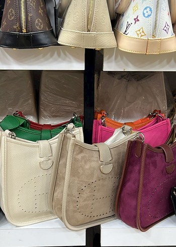 Pembe Deri Tokalı Kadın Çanta - Görsel 2