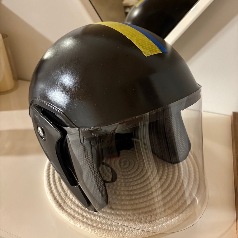 Siyah Motosiklet Kaskı - Görsel 5