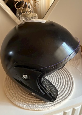 Siyah Motosiklet Kaskı - Görsel 8