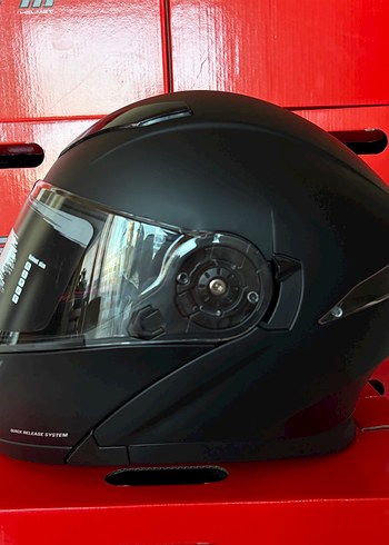 Siyah kadın motosiklet kaskı - Görsel 6