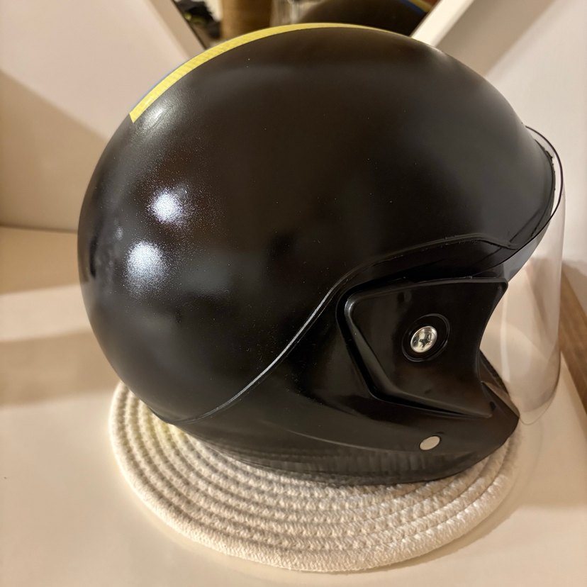 Siyah Motosiklet Kaskı - Görsel 3