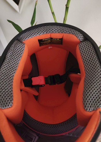 Renkli Baskılı Seramik Motosiklet Kaskı - Görsel 7