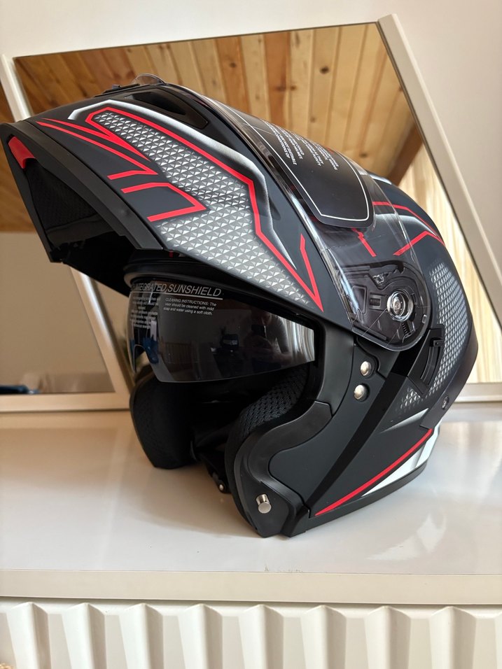 Çene açılır kask - Görsel 3