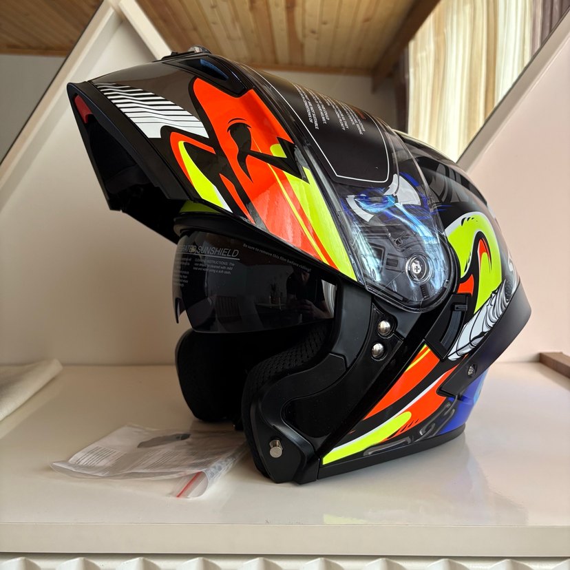 Çene açılır kask - Görsel 2