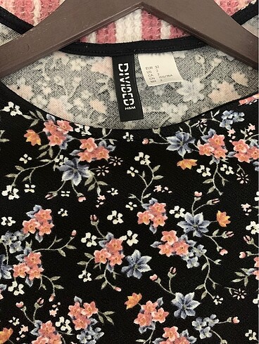 32 Beden h&m cicekli elbise