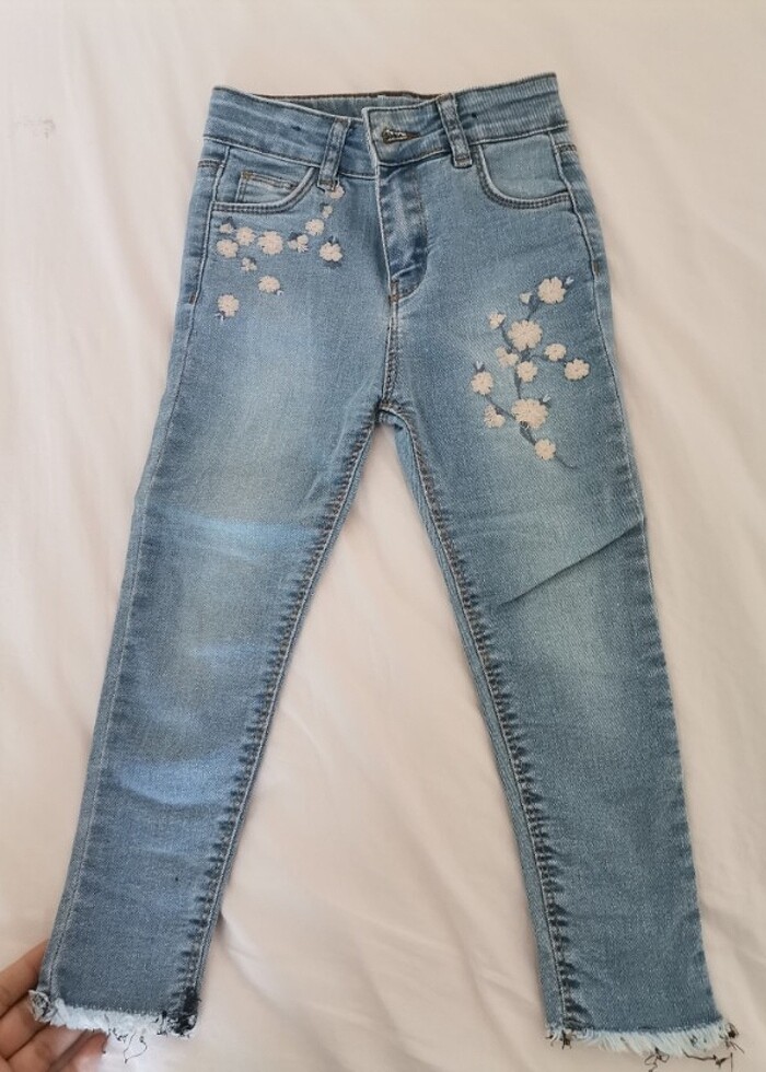 Kız Çocuk kot pantolon  - Görsel 2