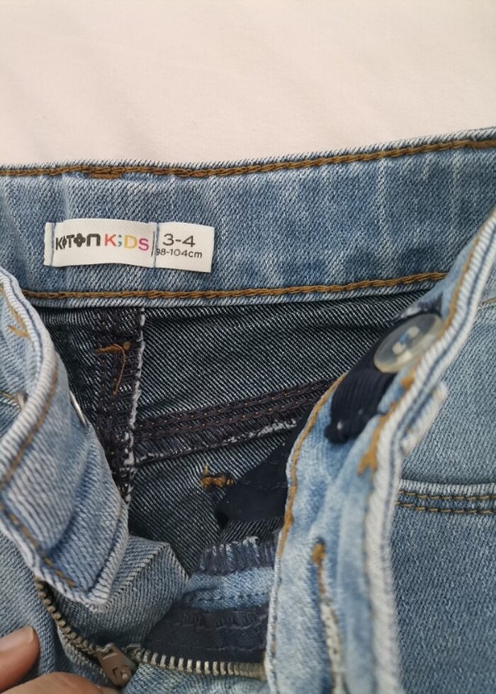 Kız Çocuk kot pantolon  - Görsel 3