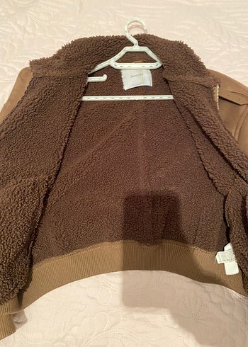 Kahverengi Kürklü Süet Kadın Ceket - Görsel 2