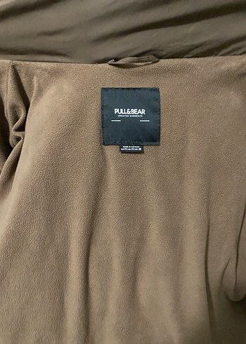 Pull And Bear M beden acı kahve mont - Görsel 2