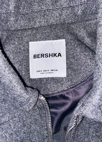 Bershka gri ceket s beden - Görsel 6