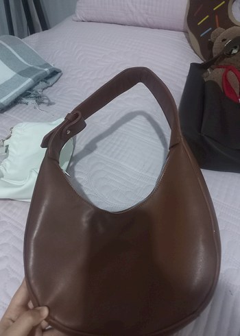 Kahverengi Deri Kadın Omuz Çantası