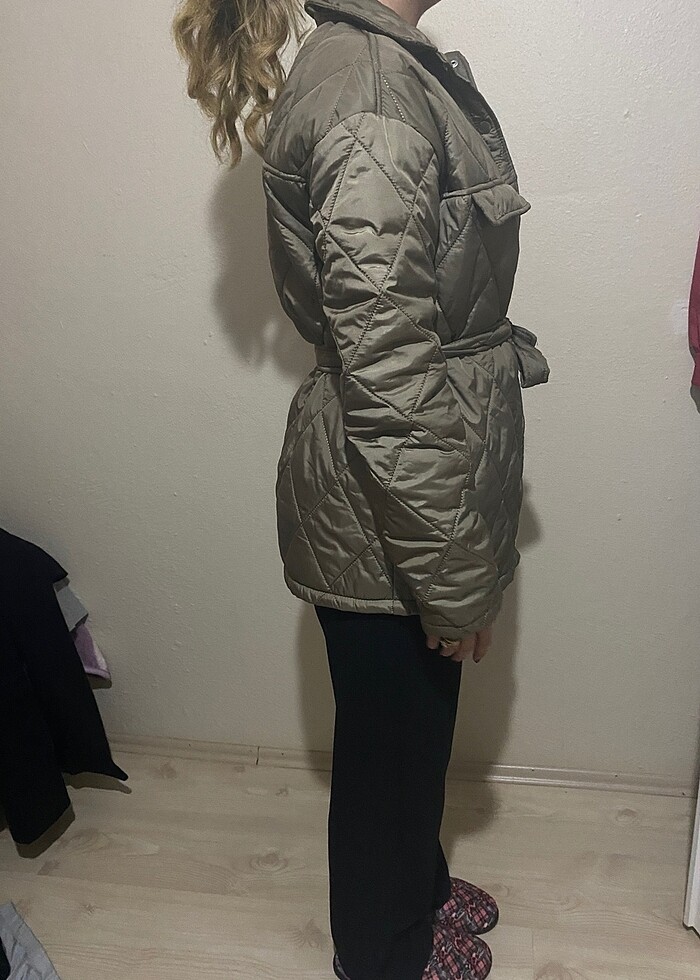 Yeşil mont - Görsel 5