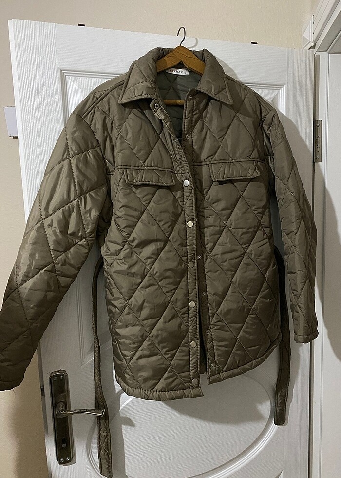 Yeşil mont - Görsel 3