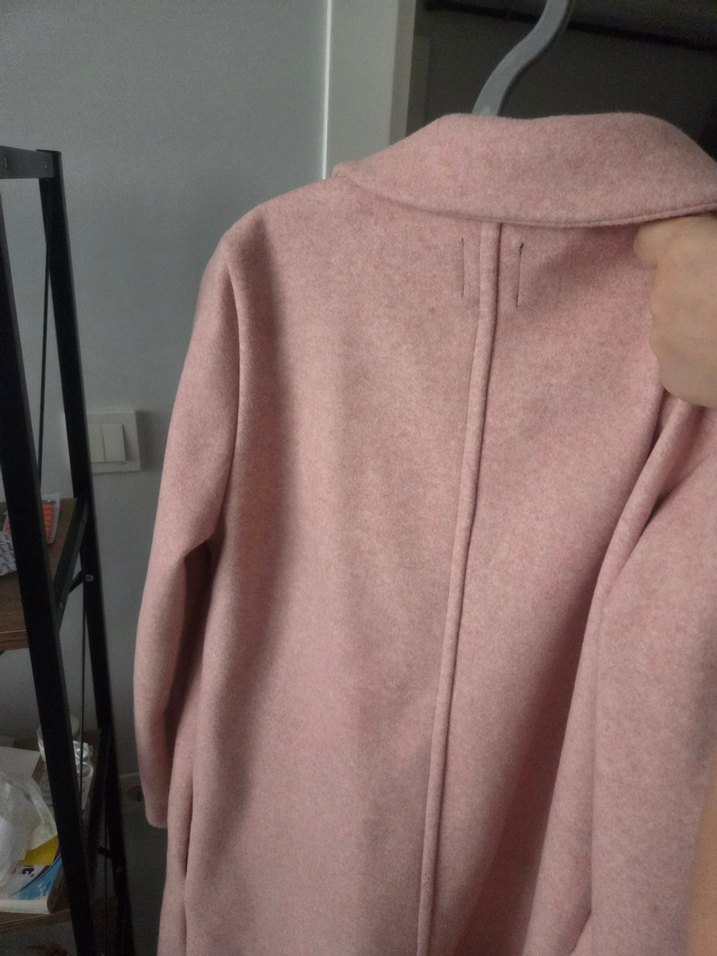 Zara Pudra Pembe Kadın Kaban - Görsel 3